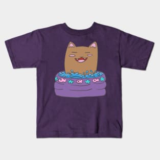 Kitty Pool Kids T-Shirt